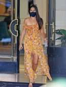 Jessica Ciencin Henriquez Leggy while Talking on the Phone in LA