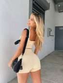 Jilissa Ann Zolotko Booty in Tiny Shorts and Sports Bra
