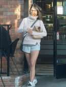 Jordana Brewster Leggy, Out and About in Los Angeles