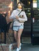 Jordana Brewster Leggy, Out and About in Los Angeles