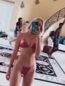 Jordyn Jones Booty in a Tiny Thong Bikini