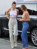 Kendall Jenner and Hailey Bieber Shopping Together in Los Angeles