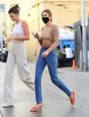 Kendall Jenner and Hailey Bieber Shopping Together in Los Angeles