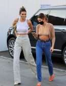 Kendall Jenner and Hailey Bieber Shopping Together in Los Angeles