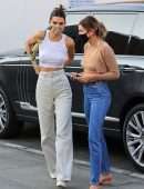 Kendall Jenner and Hailey Bieber Shopping Together in Los Angeles