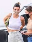 Kendall Jenner and Hailey Bieber Shopping Together in Los Angeles
