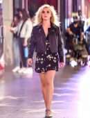 Kiernan Shipka Cleavage on the Set of “Swimming With Sharks” in Hollywood