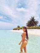 Kim Kardashian Big Booty in Bikini at the Beach