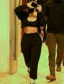 Kim Kardashian Pokies in See-Through Top Out in Beverly Hills