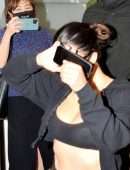 Kim Kardashian Pokies in See-Through Top Out in Beverly Hills