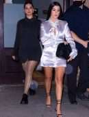 Kourtney Kardashian and Addison Rae Leggy Step Out for Dinner