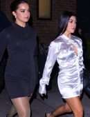 Kourtney Kardashian and Addison Rae Leggy Step Out for Dinner