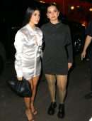 Kourtney Kardashian and Addison Rae Leggy Step Out for Dinner