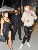 Larsa Pippen Leggy in Revealing Skirt Out in Beverly Hills