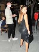Larsa Pippen Leggy in Revealing Skirt Out in Beverly Hills