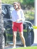 Lea Michele Booty, Out for a Walk in Santa Monica, California