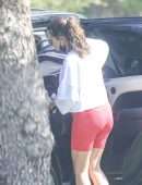 Lea Michele Booty, Out for a Walk in Santa Monica, California