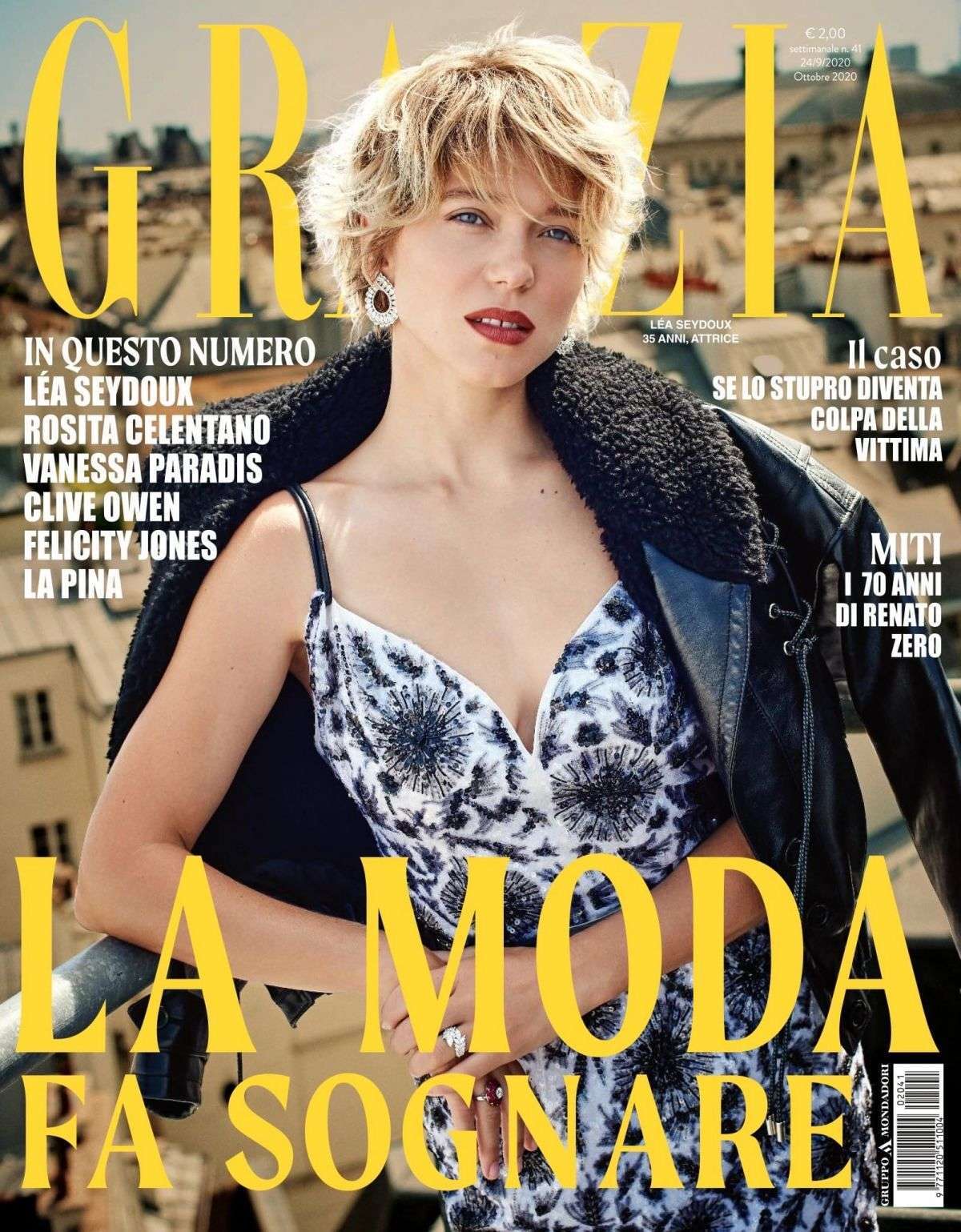 Lea Seydoux in Grazia Magazine Italia - October 2020
