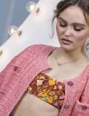 Lily-Rose Depp at Chanel Photocall at Paris Fashion Week