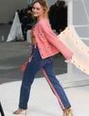 Lily-Rose Depp at Chanel Photocall at Paris Fashion Week
