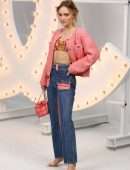 Lily-Rose Depp at Chanel Photocall at Paris Fashion Week