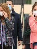 Lily-Rose Depp at Chanel Photocall at Paris Fashion Week