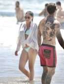 London Shay Goheen in Bikini on the Gold Coast