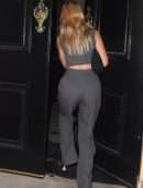 Lottie Moss Cleavage Outside Home House in London