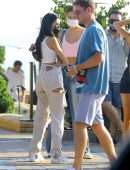 Madison Beer in Torn Joggers at Nobu in Malibu, California
