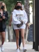 Madison Beer Leggy, Leaving Dinner at the Local Peasant in Sherman Oaks, California