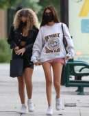 Madison Beer Leggy, Leaving Dinner at the Local Peasant in Sherman Oaks, California