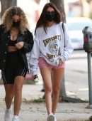 Madison Beer Leggy, Leaving Dinner at the Local Peasant in Sherman Oaks, California