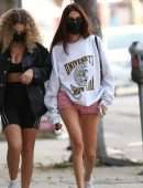 Madison Beer Leggy, Leaving Dinner at the Local Peasant in Sherman Oaks, California