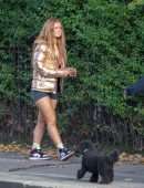 Maisie Smith Leggy, Outside Strictly Come Dancing Rehearsals in London