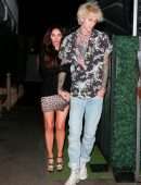 Megan Fox and Machine Gun Kelly Leaving Dinner Date in Santa Monica