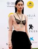 Milena Smith in See-Through Dress at the Sitges Film Festival
