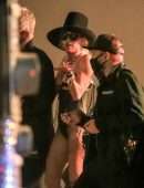 Miley Cyrus is Covered in Blood for Her Video Shoot with Dua Lipa in Brooklyn