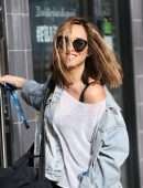 Myleene Klass Outside Global Radio Studios London