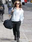 Myleene Klass Outside Global Radio Studios London