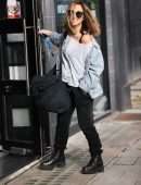 Myleene Klass Outside Global Radio Studios London