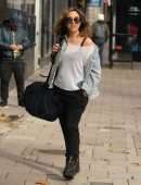 Myleene Klass Outside Global Radio Studios London