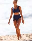 Natalie Roser Swimsuit Photoshoot on Maroubra Beach in New South Wales