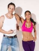 Nicole Scherzinger Workout Photoshoot with Her Fitness Trainer