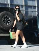 Olivia Munn Leggy, Outside Healthy Spot in West Hollywood
