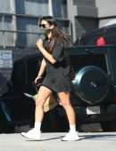 Olivia Munn Leggy, Outside Healthy Spot in West Hollywood