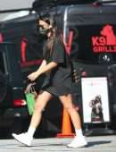 Olivia Munn Leggy, Outside Healthy Spot in West Hollywood