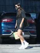 Olivia Munn Leggy, Outside Healthy Spot in West Hollywood