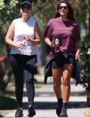 Pia Miller on Morning Walk while Out and About in Bondi, Australia