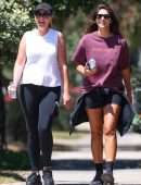 Pia Miller on Morning Walk while Out and About in Bondi, Australia