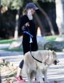 Renee Zellweger Booty, while Walking her Dogs in Santa Monica